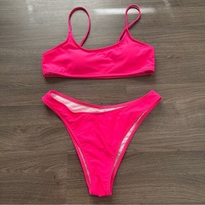 scoop neck bikini